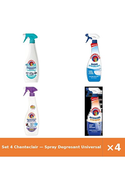 Chanteclair Set 4 — Spray Degresant Universal An + Degresant anticalcar extra...