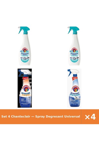 Chanteclair Set 4 — Spray Degresant Universal An + Degresant anticalcar extra...
