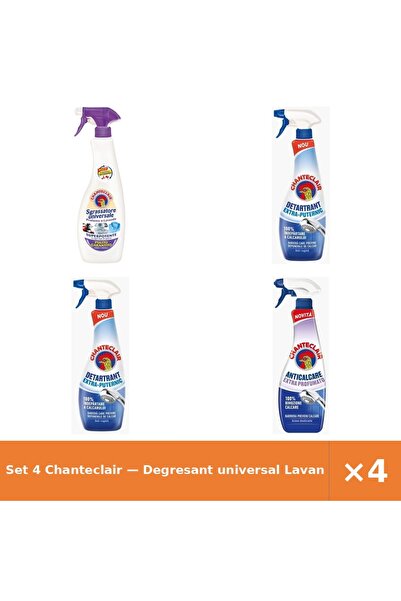 Chanteclair Set 4 — Degresant universal Lavanda + Detartrant extra-puternic C...