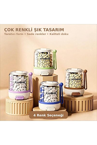 Genel Markalar Bas Aç Düğmeli Çok Bölmeli İlaç Saklama Kutusu Taşınabilir Şef...