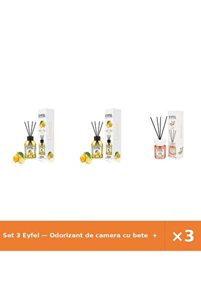 Eyfel Set 3 — Odorizant de camera cu bete + Odorizant de camera cu bete