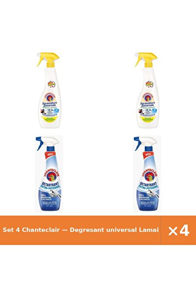 Chanteclair Set 4 — Degresant universal Lamaie C + Detartrant extra-puternic Ch