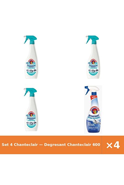Chanteclair Set 4 — Degresant 600ml + Detartrant extra-puternic Ch