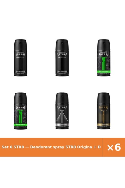 str8 Setul 6 — Deodorant spray Origina + Deodorant spray Fr34k + Deodorant sp...