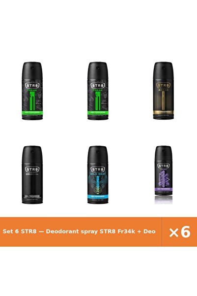 str8 Set 6 — Deodorant spray Fr34k + Deodorant spray Ahead + Deodorant spray ...