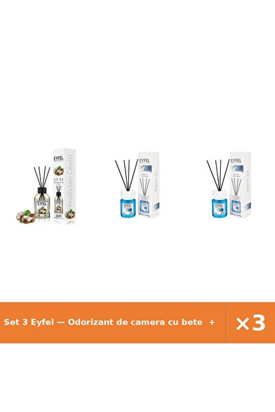 Eyfel Set 3 — Odorizant de camera cu bete + Odorizant de camera cu bete