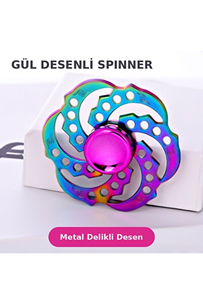 Genel Markalar Metal Stres Çarkı Rainbow Gökkuşağı Renkli 5 Kollu Yüksek Hızl...