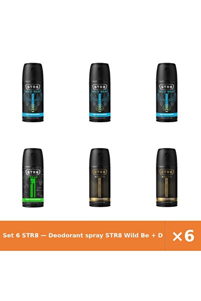 str8 Set 6 — Deodorant spray Wild Be + Deodorant spray Fr34k + Deodorant spra...