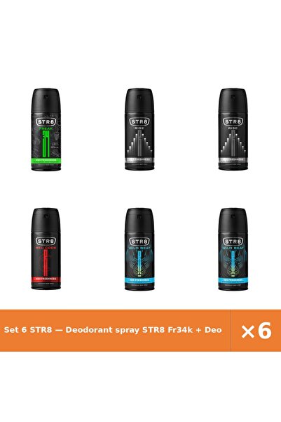 str8 Set 6 — Deodorant spray Fr34k + Deodorant spray Rise + Deodorant spray R...