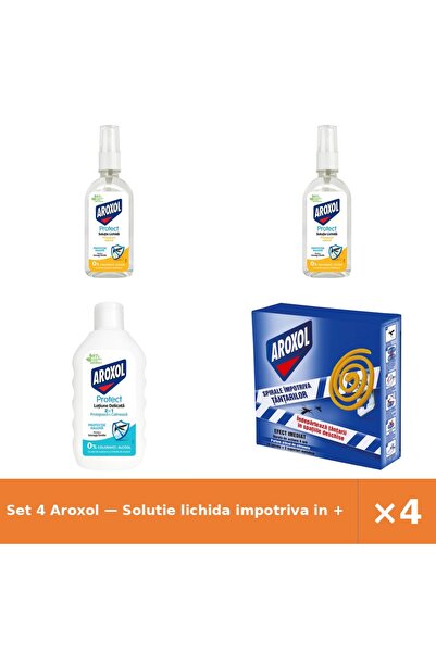 Aroxol Set 4 — Solutie lichida impotriva in + Lotiune delicata impotriva i + ...