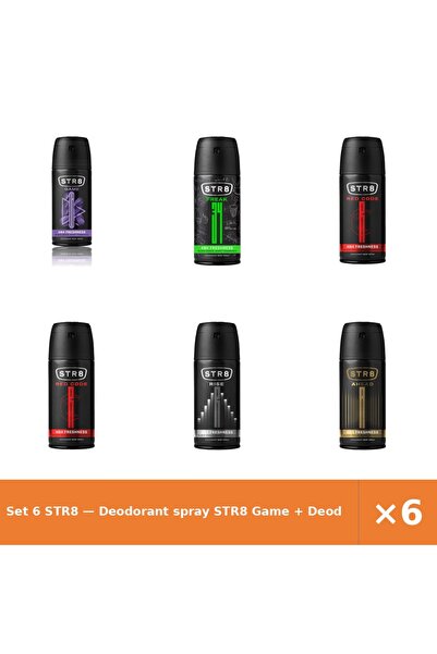 str8 Set 6 — Deodorant spray Game + Deodorant spray Fr34k + Deodorant spray R...