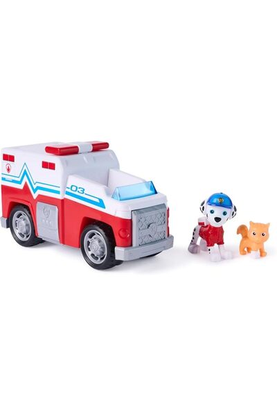 PAW PATROL - البحث والإنقاذ: مركبة مارشال للإنقاذ، مركبة مزودة بمحرك سحب خلفي...