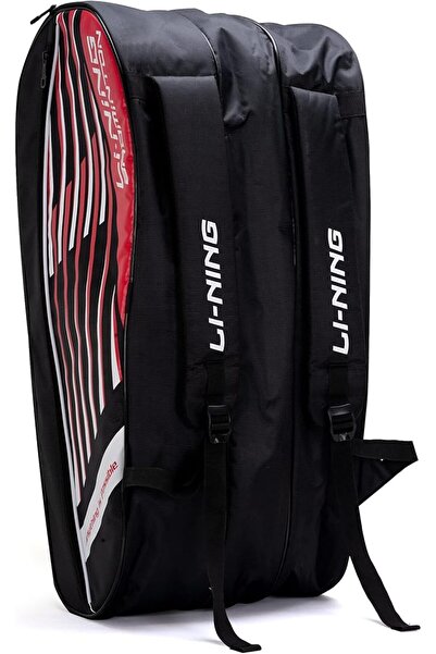 Li-Ning حقيبة رياضية للريشة الطائرة من البوليستر بثلاثة أقفال سريعة الفتح