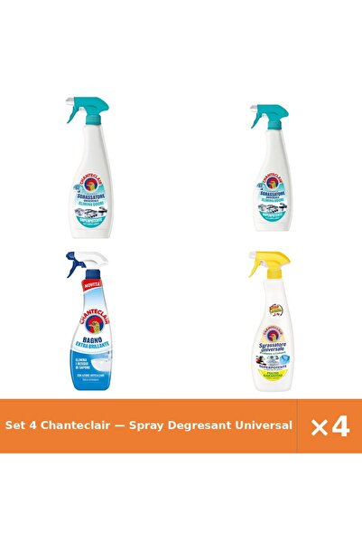 Chanteclair Set 4 — Spray Degresant Universal An + Degresant 600ml + Degresan...