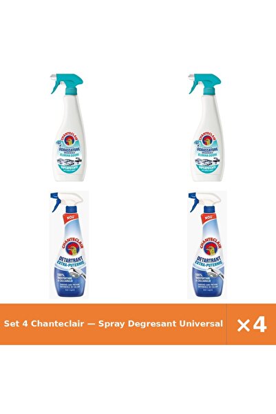 Chanteclair Set 4 — Spray Degresant Universal An + Detartrant extra-puternic Ch