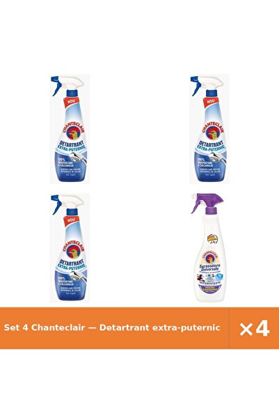 Chanteclair Set 4 — Detartrant extra-puternic Ch + Degresant universal Lavanda