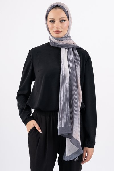 m moon scarf 'Valeur' Patterned Bamboo Kraş Shawl, High Quality & New Season Shawl