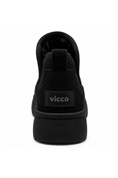 Vicco Bona Kürklü Hugg Ortopedik Çocuk Bot SİYAH