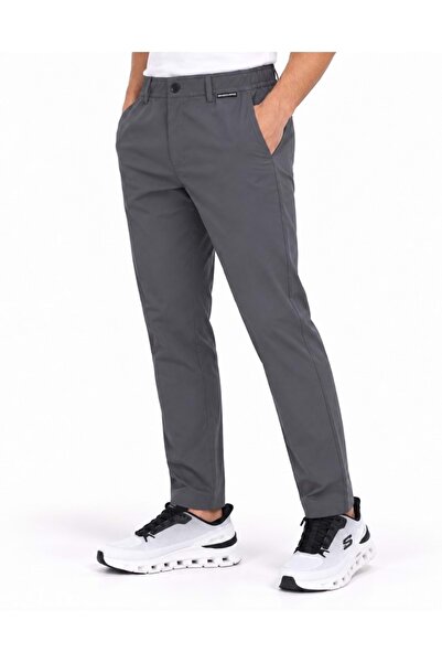 SKECHERS S2620115 m Micro Regular Outdoor Pants Men's Sweatpants Bottom Fume