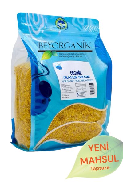 BEYORGANİK Organik Pilavlık Bulgur 2,5kg (PESTİSİT VE AFLATOKSİN ANALİZLİ)
