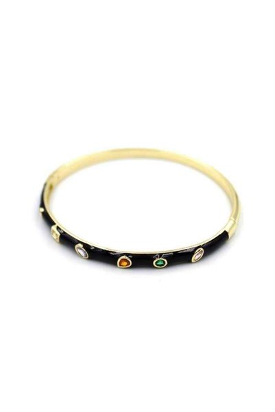 Generic Brand Mineli Bracelet - Black — Color: Black