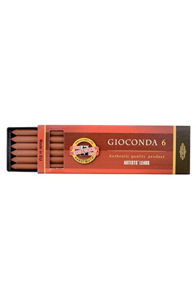 Koh-i Noor Set 2 x Creta Gioconda Sepia Rosu, 6 Bucati