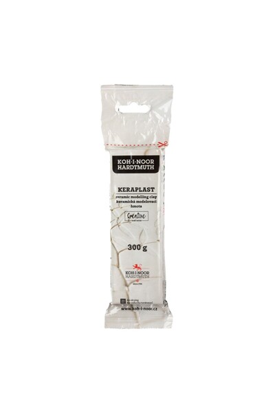 Koh-i Noor Set 2 x Plastilina de Modelaj, Alba, 300 g