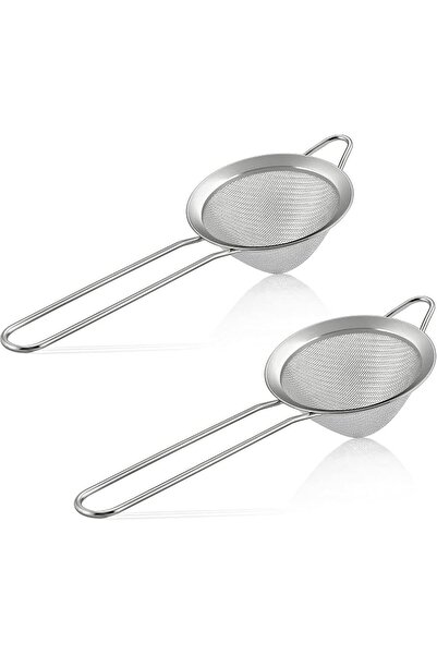 GENERAL E-far Small Strainer Set of 2, 3.3 Inches Stainless Steel Fine Mesh S...