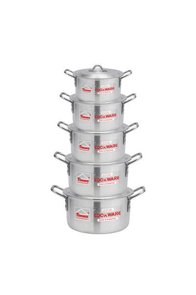 Tımmy Aluminium Cookware pot 10pcs (size 4-8)
