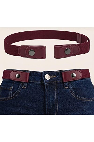 MODAM HİFA Adjustable Elastic Buckle-Free Belt Slopet Belt Dress Belt Shirt B...