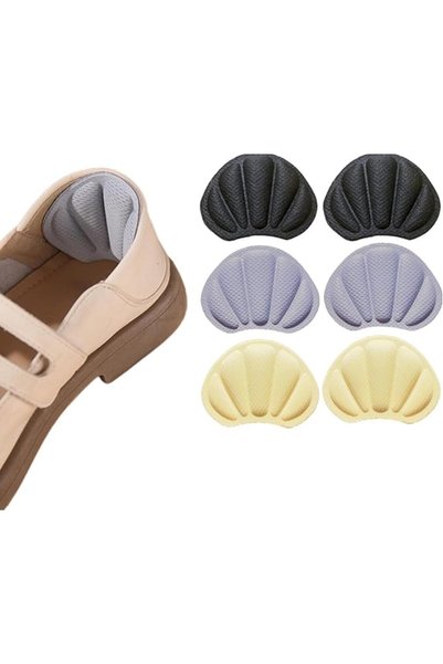 ASKIND 3 Pairs Heel Grips Shoe Pads for Too Loose Shoes Strong Adhesive Heel ...