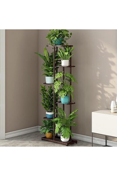 GENERAL Yohoom 6-Tier Plant Stand,Indoor and Outdoor Plant Shelf,Metal Plant ...