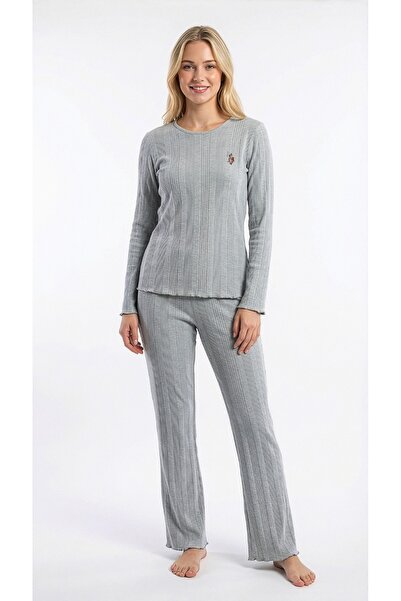 U.S. Polo Assn. Women's Gray Home Wear