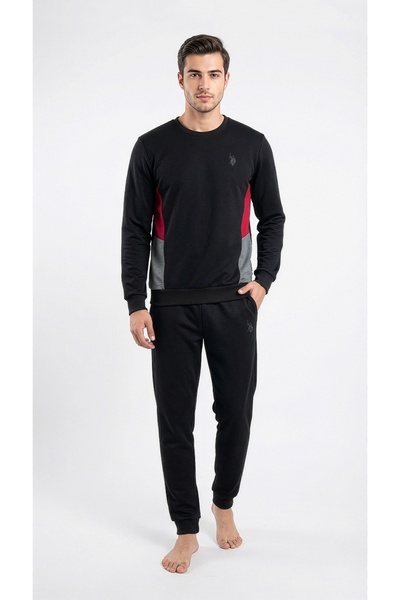 U.S. Polo Assn. Men's black loungewear