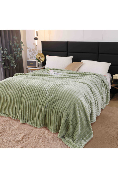 JOJO HOME Κουβέρτα Κοκολίνο με ριμπ υφή, 200x230 εκ., μεσαίου πάχους