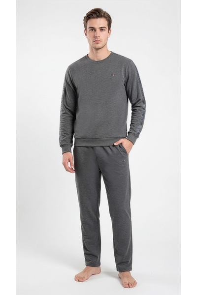 U.S. Polo Assn. Men's Anthracite Melange Home Wear