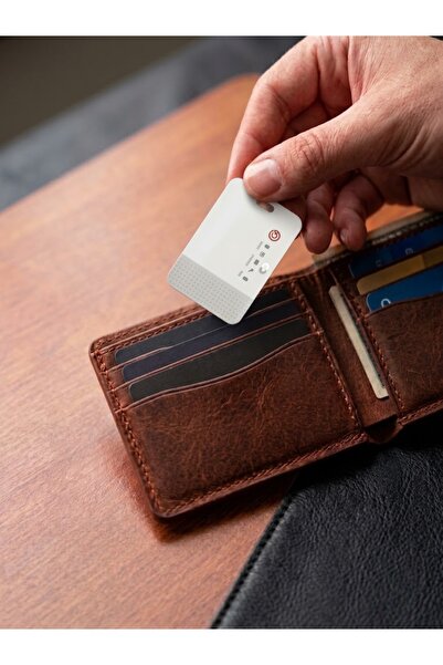 Cenova Smart Card İphne bul uyumlu Find My Uyumlu Ultra İnce Akıllı Cüzdan Ta...