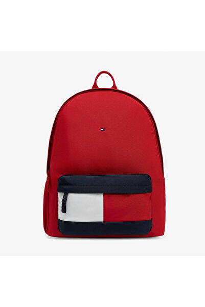 Tommy Hilfiger Essential Flag Çocuk Kırmızı Sırt Çantası