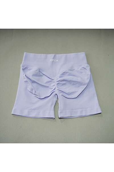 Choice M lavender purple DFDK Women High Waist Yoga Shorts Scrunch Butt Lift ...
