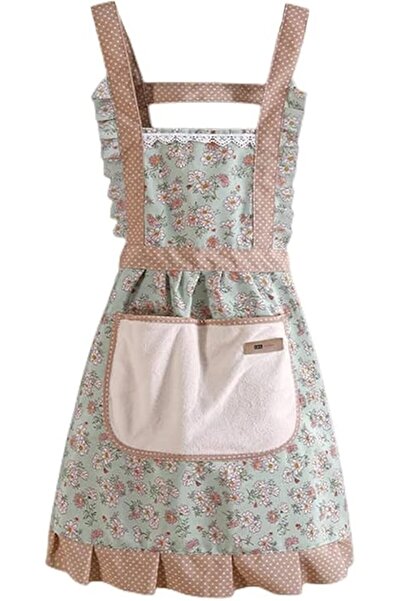 Tazweeq Apron,Cute Strap Canvas Apron, Breathable Stain Resistant Canvas Apro...