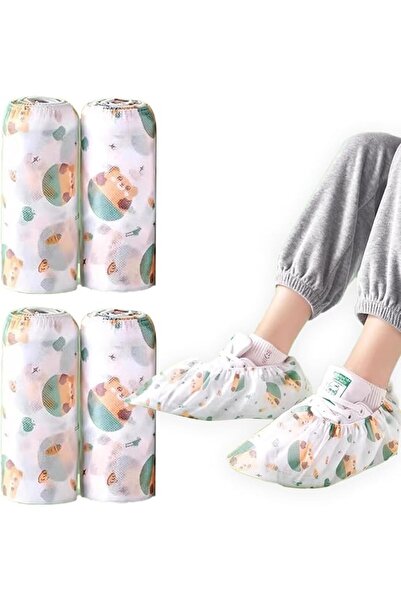 SYOSI 50 Pairs Disposable Shoe Covers, Non-Slip Booties for Indoor and Outdoo...