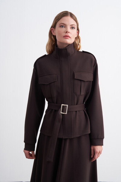 VESNA Modal Jacket with Pocket Detail