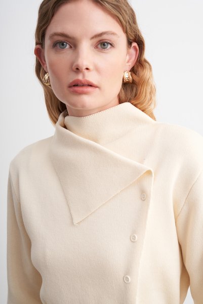 VESNA Asymmetrical Knitwear Jacket