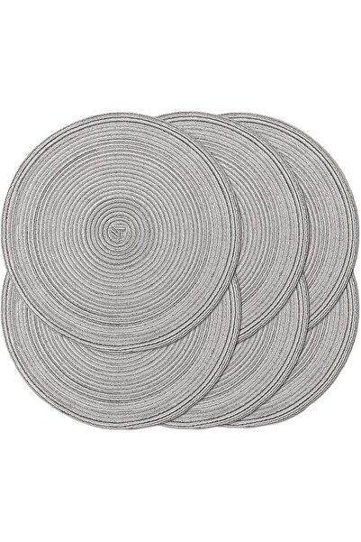 GENERAL Round Braided Placemats 15" for Dining Tables - Naturally Woven, Heat...