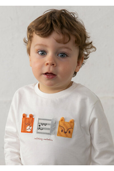 MAYORAL Baby Boy Long Sleeve T-Shirt White 2009