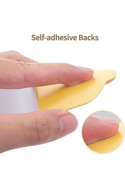 Yelajoy 4PCS Self-Adhesive Heel Pads - Cushion Inserts for Shoes to Prevent Slipping & Blisters | Im