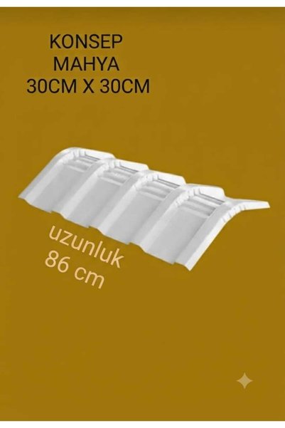 KONSEP Trapez Mahya Boyalı 30x30cm 1 adet