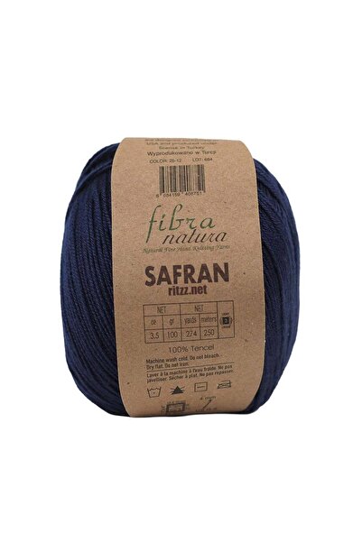 Fibra Natura Safran 25-12 Navy Blue Tencel Wool