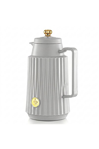 Hawa al-sahel al-thhabe Noura Gold 2-Piece Thermos Set - رمادي مذهب