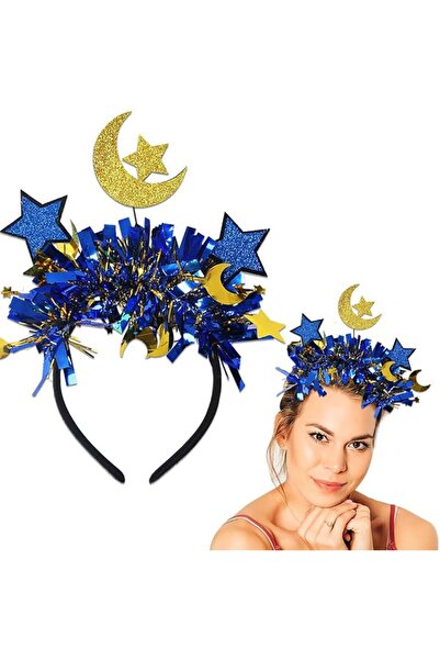 GENERAL Ramadan Decor Headbands, Eid Party Hair Accessories, Glitter Ramdan P...